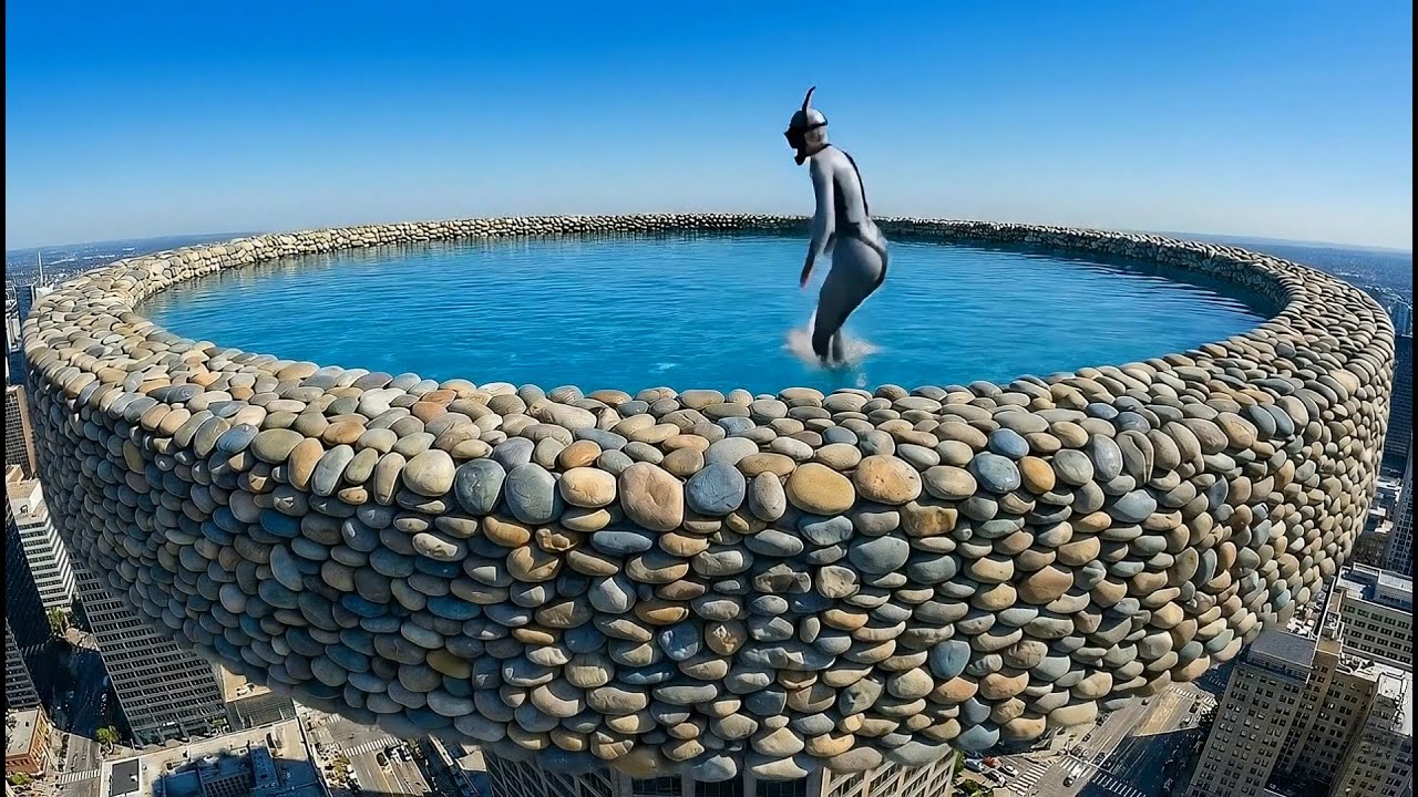 Which AI ASMR Pool Would You Choose?✨ Relaxing & Satisfying