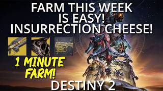 DESTINY 2 - EASY 1 MINUTE PANTHEON FARM THIS WEEK - FULL CHEESE GUIDE! #destiny2 #bungie #gaming