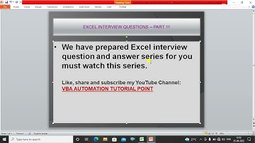 Excel interview questions and answers series part - 11(Conditional Formatting)