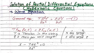 Unit:7 | Solution of Partial Differential equations (Hyperbolic Equation) | Numerical Method |TU,PU|