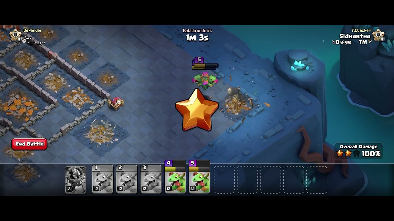 COC Max Gaming Black Village Attack - 8