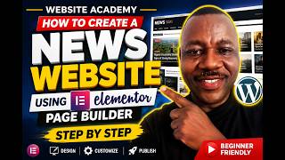 Creating a Professional News Website Using Elementor Step by step part 1
