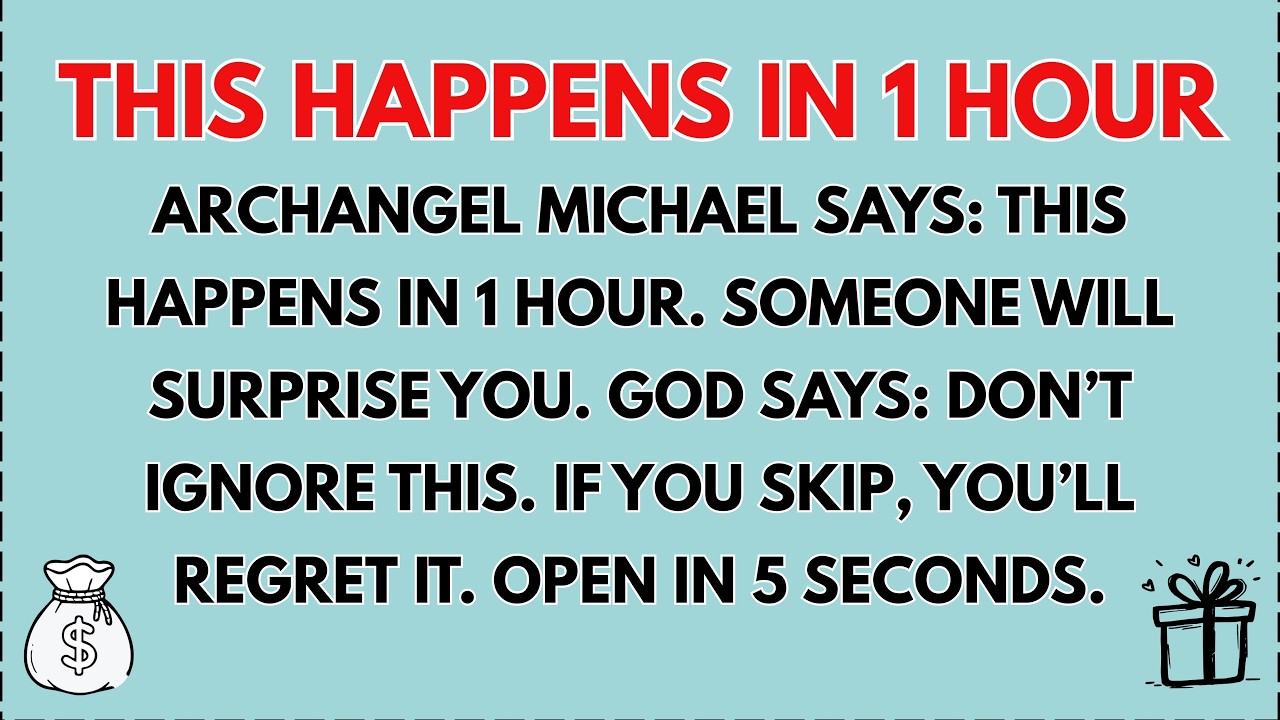 in 1 HOUR… ARCHANGEL MICHAEL says a PERSON arrives with a SURPRISE for your life...