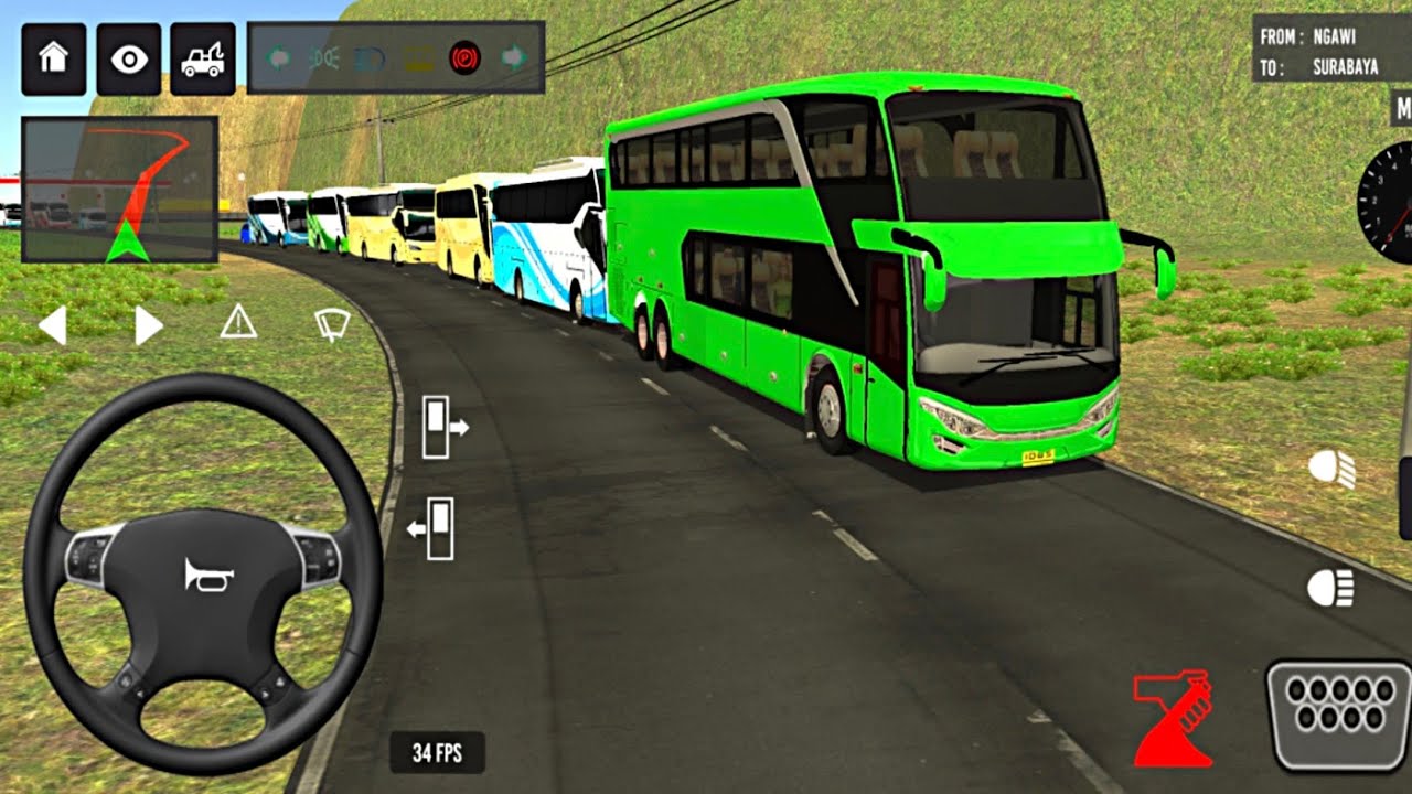 Indonesia Coach bus driving 😍💥 | Euro bus simulator 2026 Android gameplay #game 1 Part 85