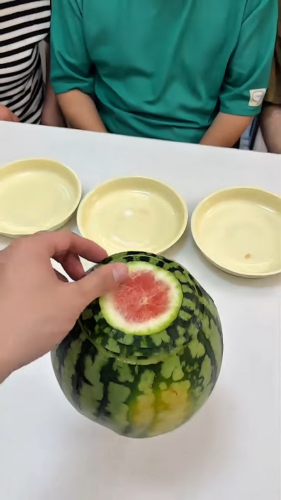 Who Does the Big Watermelon Belong To? 🍉🤔 #shorts