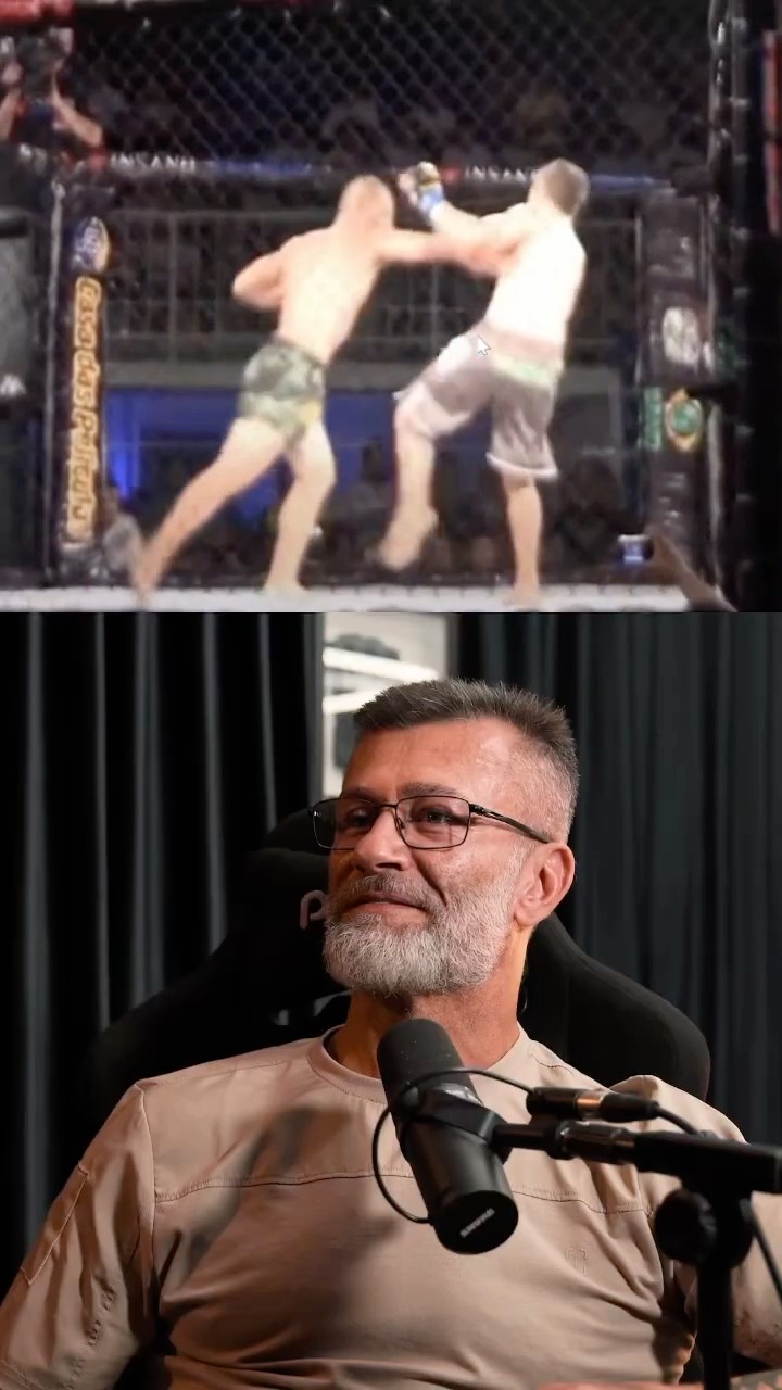 Reagindo as minhas lutas de MMA. ?? Saudade dessa adrenalina de fazer uma luta.