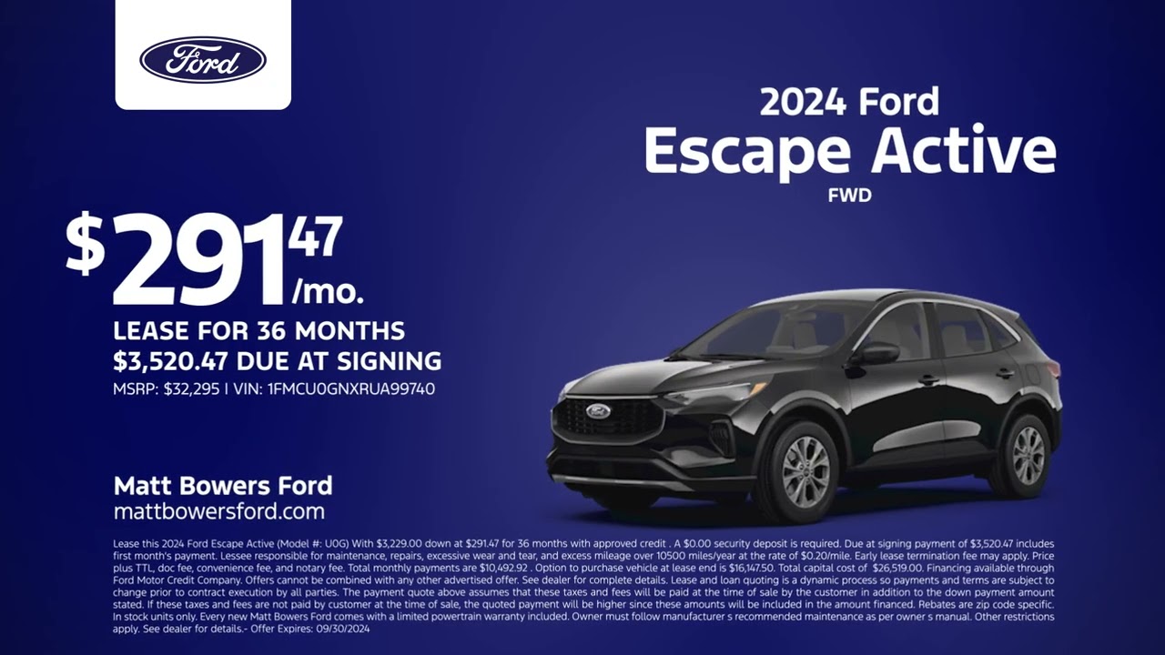 Ford Escape 09/16/2024 4314426