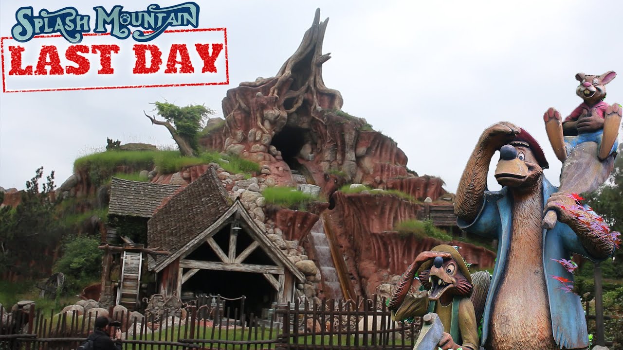 Splash Mountain Final Day (Day & Night) The Last Splash YouTube