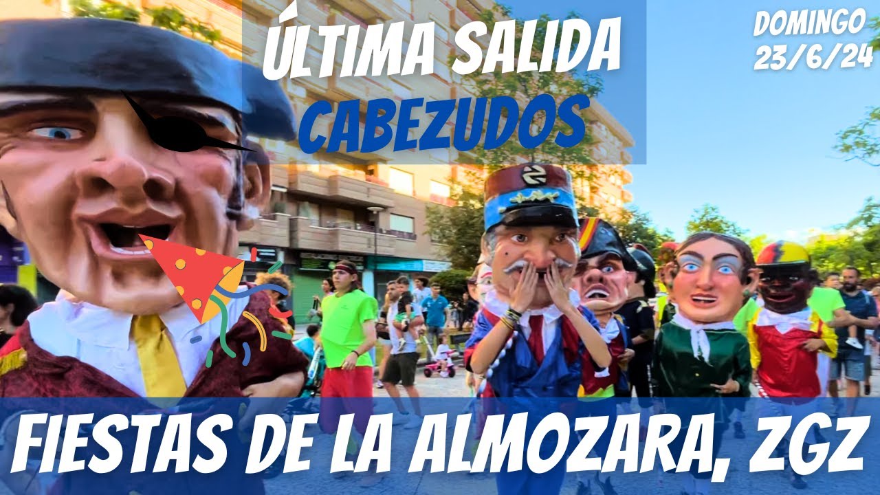 Último Recorrido Fiestas barrio de La Almozara | Zaragoza 2024