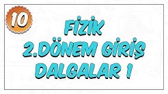 10.Sınıf Fizik 2.Dönem Giriş | Dalgalar 1