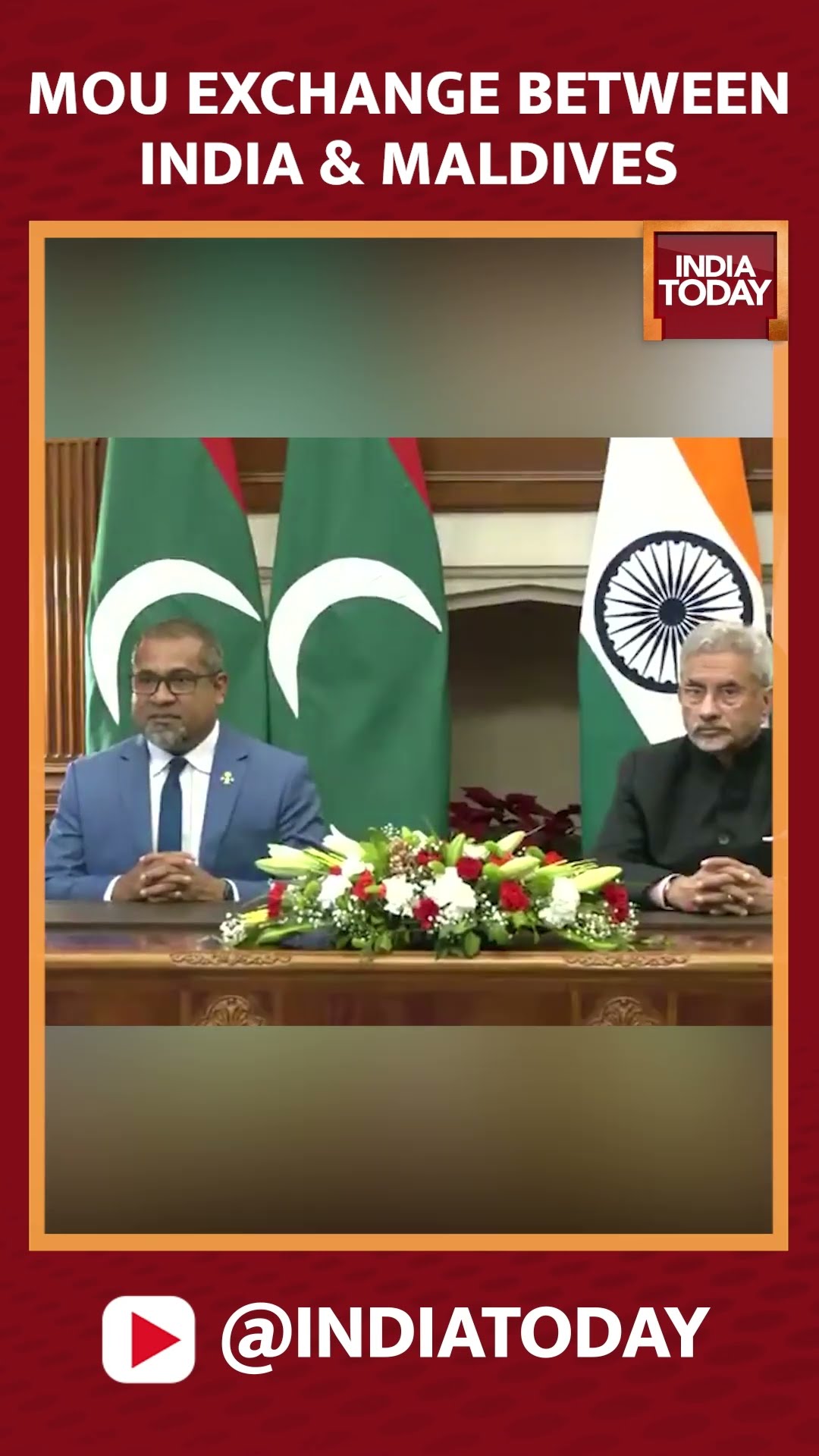 MoUs Exchanged Between India And Maldives After The Visit of Maldives Foreign Minister #shorts