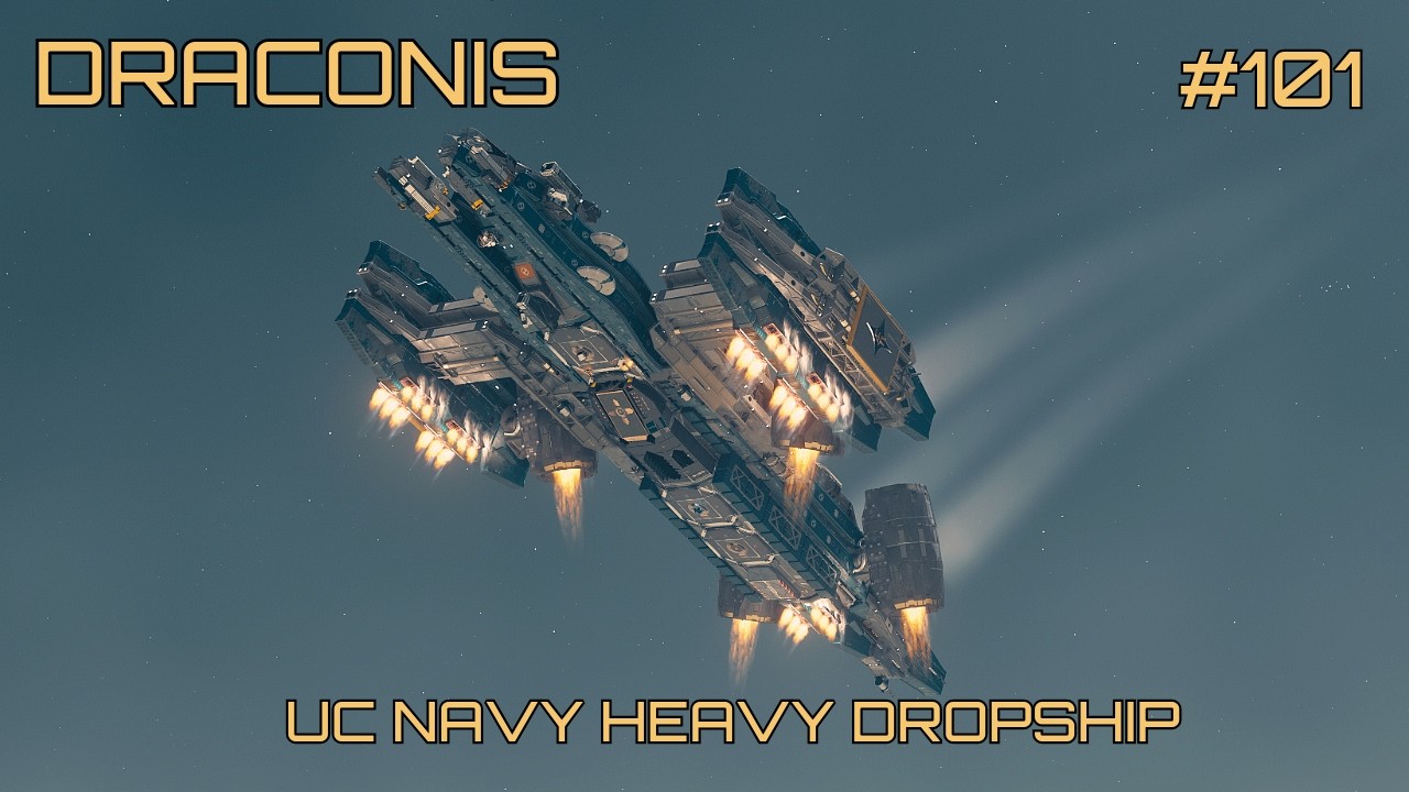 Starfield - DRACONIS, тяжелый десантный корабль класса C ВМС США..... 