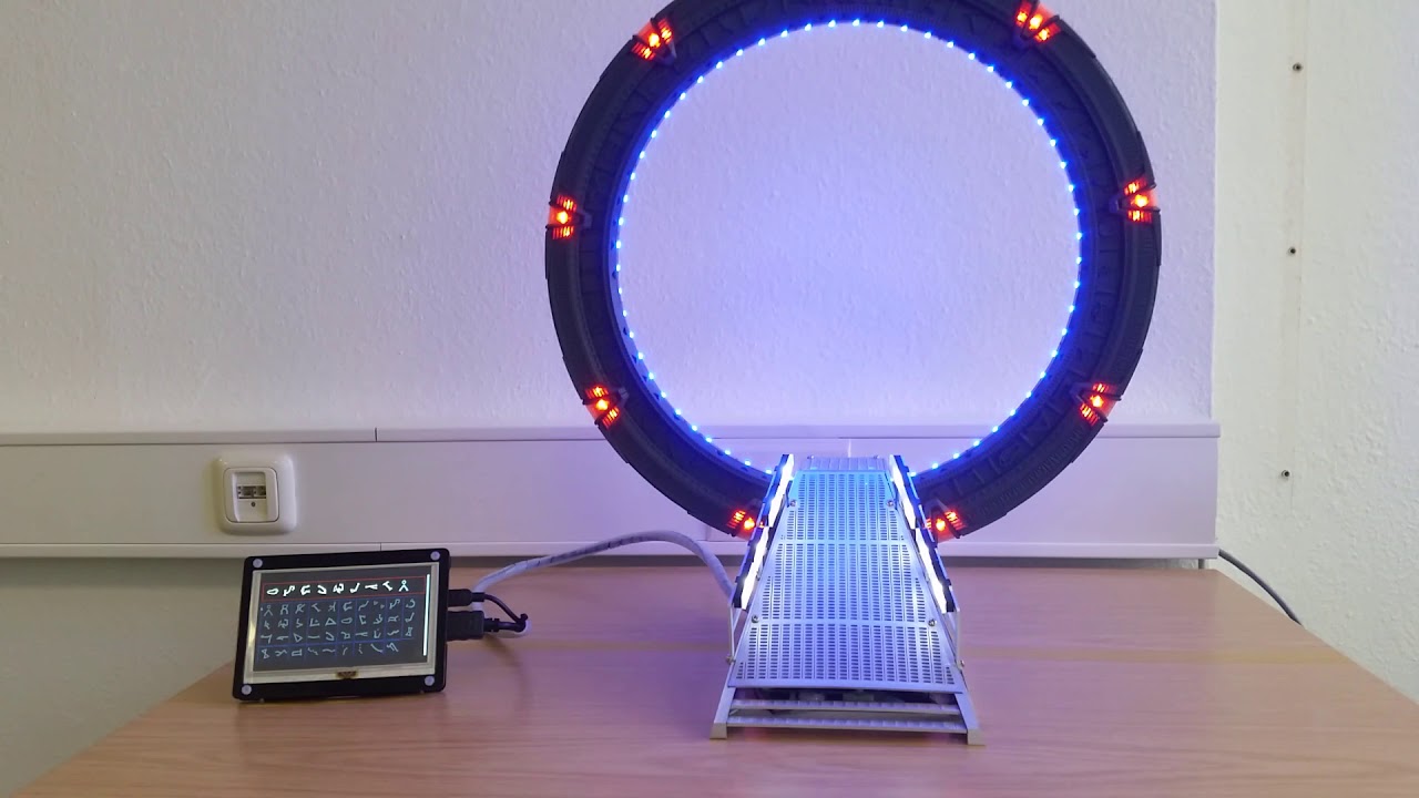 Stargate SG1 - Voll funktionsfähiges Stargate - Touchmonitor Steuerung