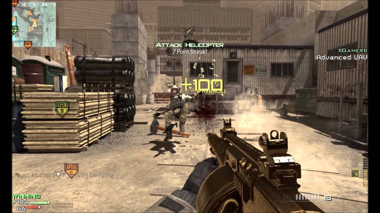 MW3:Rush Domination på Hardhat (swedish)