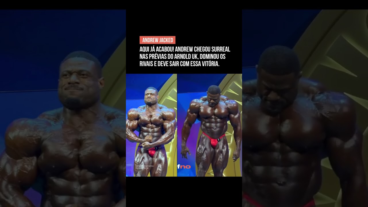 Andrew Jacked dominou no Arnold UK, aqui acabou! 😮😱