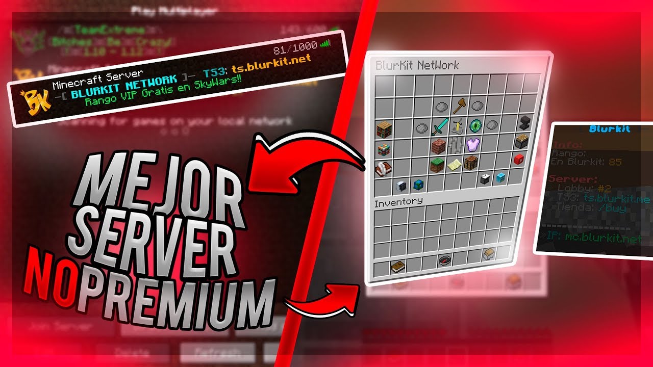 MEJOR SERVER NO PREMIUM | Minecraft 😍BaikCraft - YouTube