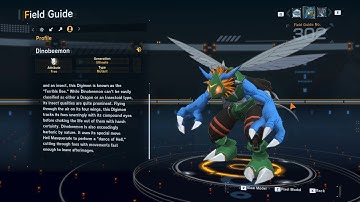 dinobeemon all digivolution/de-digivolution/profile Digimon Story Time Stranger