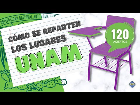 Cómo se reparten los lugares en la UNAM