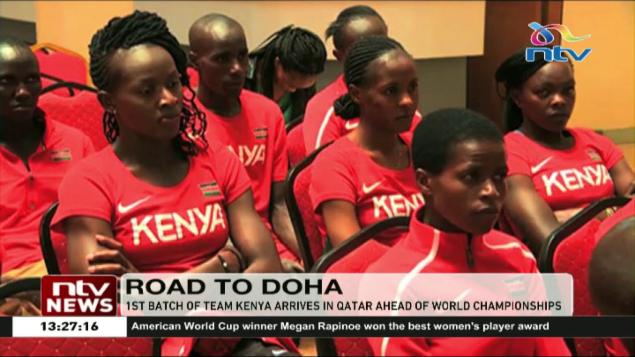 doha mapa 1st batch of team Kenya arrives in Qatar ahead of World Championships