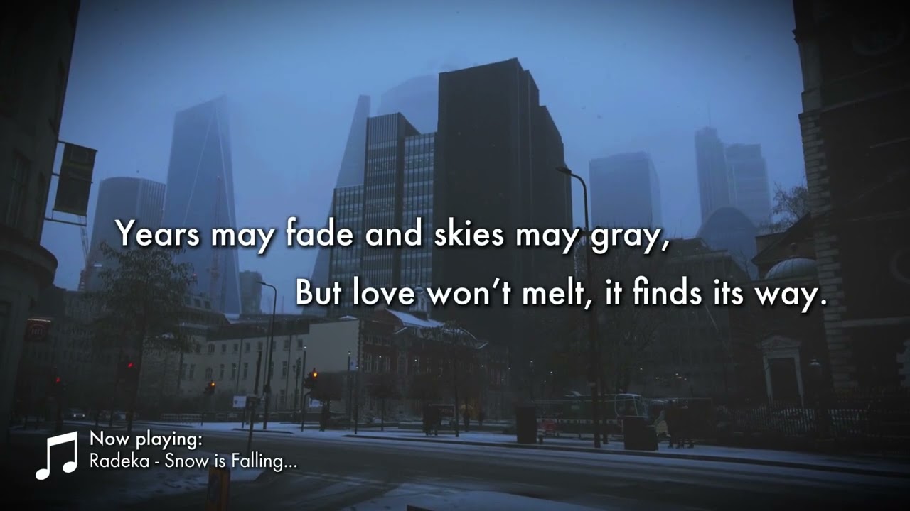 Radeka - Snow is Falling... (Lyric Video)