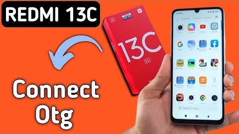 Redmi 13c Otg kaise connect kare, how to connect Otg in redmi, how to solve Otg not connecting in re