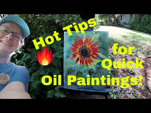 QUICK OIL PAINTING TIP
