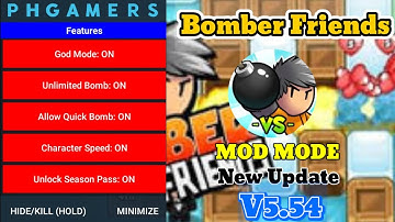 Bomber Friends MOD APK v5.54 (Menu, Unlimited Money, Skins Unlocked)