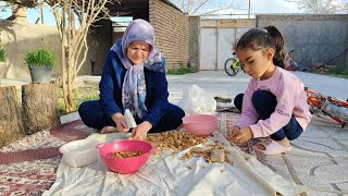 How to prepare salted almonds at home in a rustic style: rustic cooking by khorasan village life 1,200 views 1 month ago 19 minutes