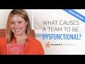 What causes a team to be dysfunctional  murphy research