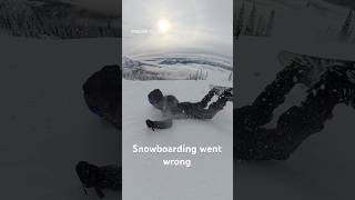 Snowboarding went wrong again #ski #skiing #snowboarding #snowboardingtips #skiingtips #skilessons