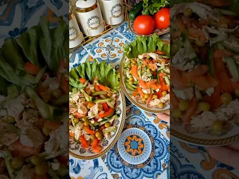 Салат за 2 минуты! 2 минутда тайёр буладиган салат! #рецепт #салат