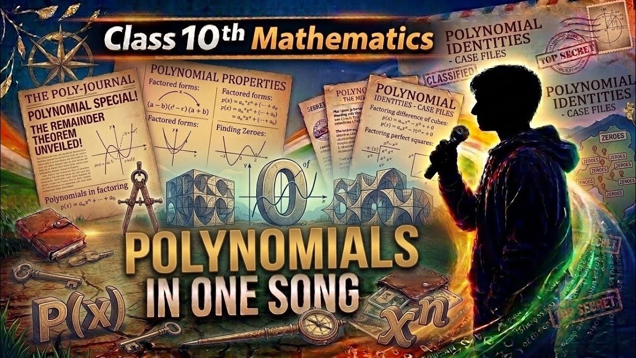 Song On Polynomials Chapter 🎶 | Class 10th Boards | Mathematics - YouTube