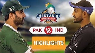 WEST ASIA BASEBALL 2019 - Semi 02 IND vs PAK Highlights screenshot 5