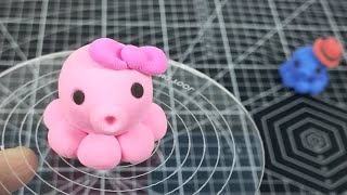 Kawaii Polymer Clay DIY | Very Easy Polymer Clay Tutorial | Cute Octopus DIY