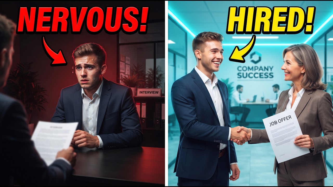 Interview Story From Nervous to Hired: A Realistic English Job Interview Story - YouTube