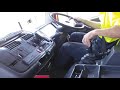 Truck driving, Mercedes atego manual changing gears