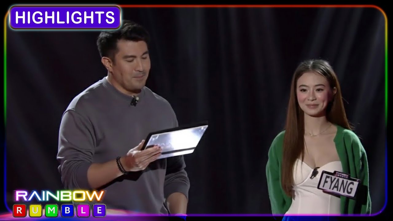 Fyang Smith, sumalang sa "Rainbow Rumble" jackpot round! | Rainbow Rumble