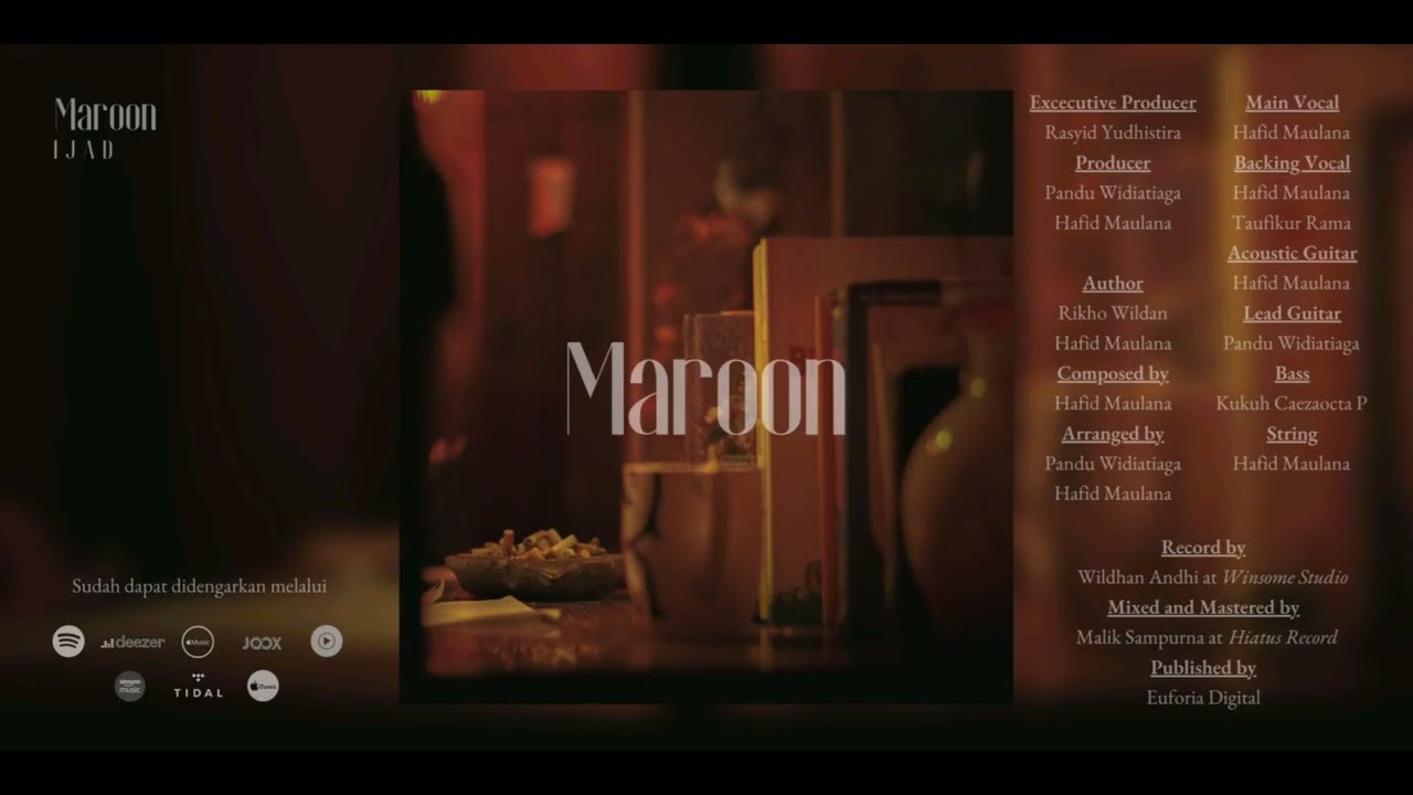 Ijad - Maroon  (Official Lyric Video)