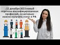 Перечень квалифицированных профессий 2024