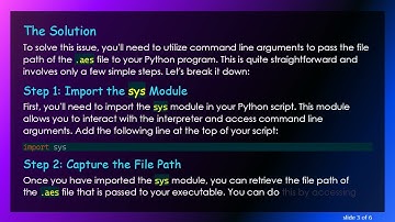 How to Open .aes Files with Your Python Executable Using PyInstaller