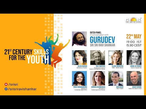 gurudev-interacting-with-the-dutch-panel-|-21st-century-skills-for-the-youth