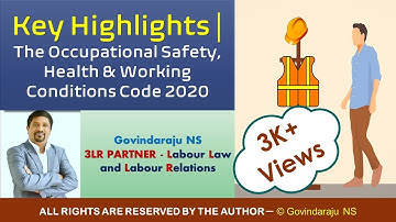 Key Highlights | The Occupational Safety, Health & Working Conditions Code 2020