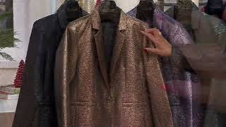 Joan Rivers Red Carpet Soft Shimmer Blazer on QVC screenshot 3