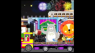 Wow Megah!! Pawai Takbiran Keliling Idul Fitri 2023#shorts #shortsvideo #shortsfund