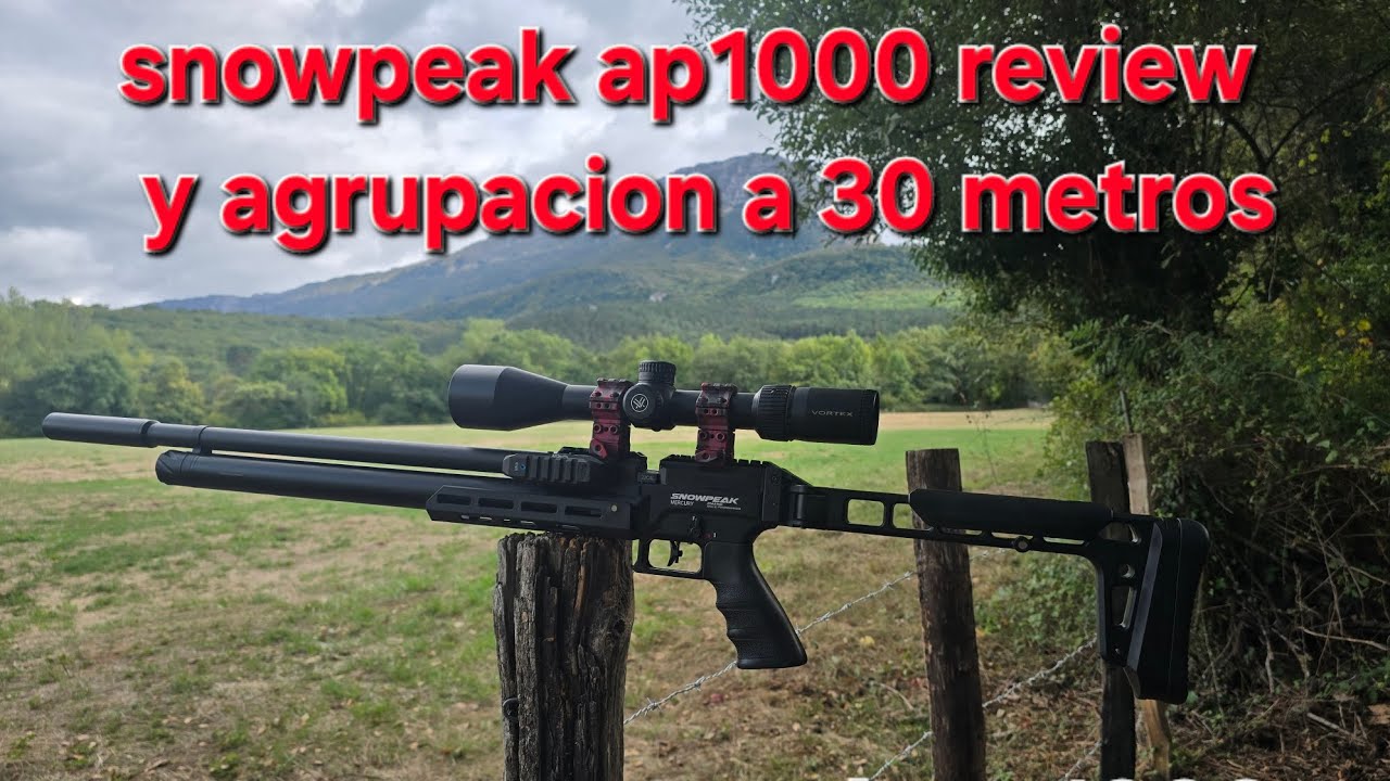 Snowpeak ap1000 mercury review y agrupacion 30 metros