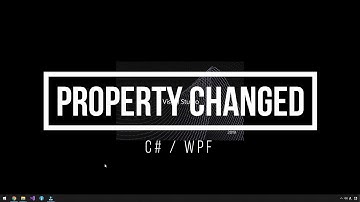 PropertyChanged/DataBinding MVVM  (C#/WPF/ XAML / Visual Studio) / プロパティとデータバインディング