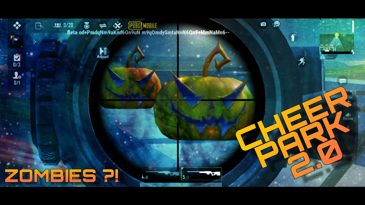 Cheer Park 2.0 | Zombies In Cheer Park | New Halloween Mode | Richieislive | PUBGMOBILE