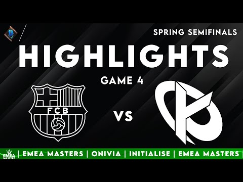 BAR vs KCB Game 4 Highlights | EMEA Semifinals 2025 | Barça eSports vs Karmine Corp Blue by Onivia