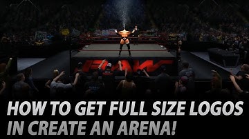 WWE 2K14: How To Get Full Size Apron Logos! (Tutorial)