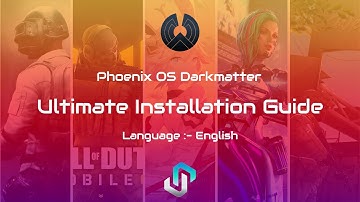 [En] How to install Phoenix OS Darkmatter in Windows using Exe Installer